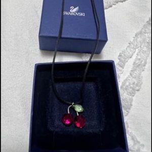 Cherry Crystal Swarovski Necklace